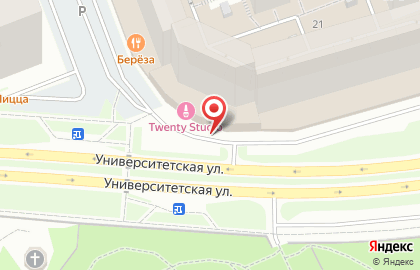 Кондитерская Бостан на Университетской улице на карте