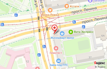 Семейная пекарня на площади 1905 года на карте