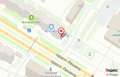 СКБ-Банк в Ухте на карте