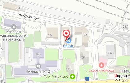 Автосервис во Владивостоке на карте