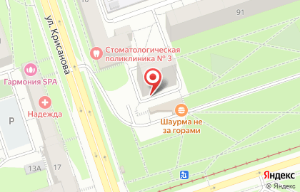 Виват, Ленинский район на Петропавловской улице на карте
