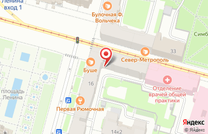 Продуктовый магазин в Санкт-Петербурге на карте
