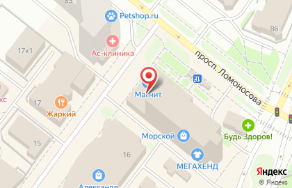 Мастерская по ремонту обуви на проспекте Ломоносова, 81 на карте