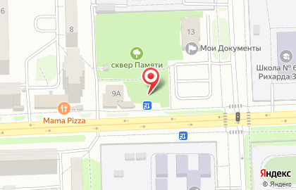 Продуктовый магазин на Майской улице на карте