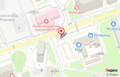 Киоск печатной продукции Медиа-Селект в Зеленограде на карте