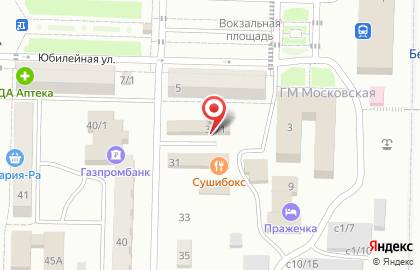 Отделение службы доставки Boxberry на Железнодорожной улице на карте