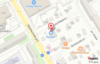 Парикмахерская АннА на улице Карла Маркса на карте