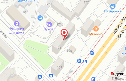 Адвокатский кабинет Криворученко В.В. на улице Мира на карте