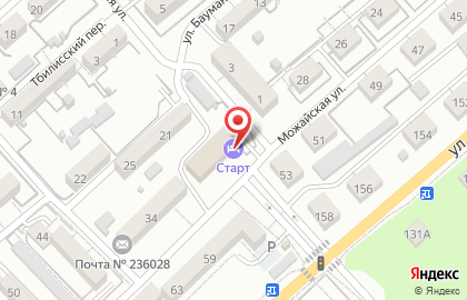 Хостел Старт на карте