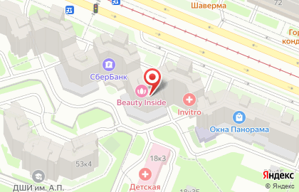 Магазин овощей и фруктов на проспекте Просвещения, 53 к6 на карте