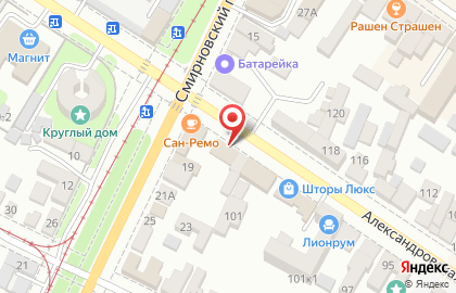 Компания Доступные окна на Александровской улице на карте