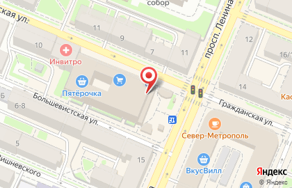 Магазин косметики и аксессуаров ПрофCity в Калининском районе на карте