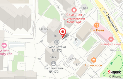 Городская библиотека №22 на карте