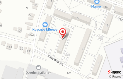 Магазин овощей и фруктов на Садовой улице на карте