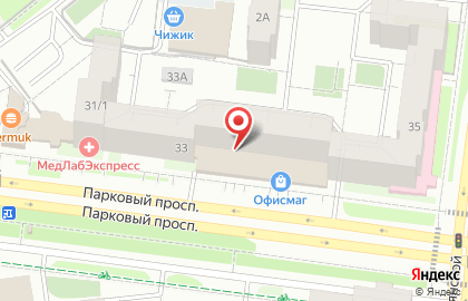 Северное сияние в Дзержинском районе на карте