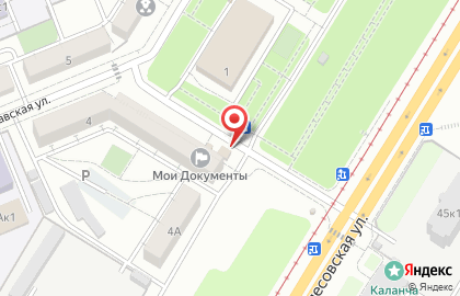 Продуктовый магазин на Даугавской, 4/1 на карте