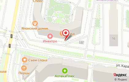Салон Магия красоты в Свердловском районе на карте