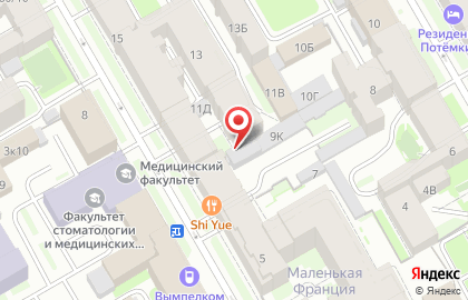 Мангал в Василеостровском районе на карте