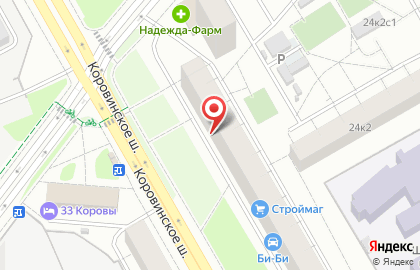 Супермаркет Перекрёсток в Москве на карте