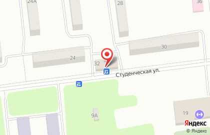 Банкомат СберБанк на Студенческой улице, 32а на карте