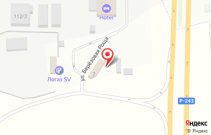 Магазин автозапчастей для грузовых автомобилей ТехноДок на улице Березовая роща на карте