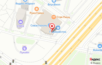 Магазин разливного пива Афанасий на Севастопольской улице на карте
