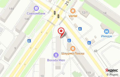 Секонд-хенд ЕвроМикс на 21-ой Амурской улице на карте