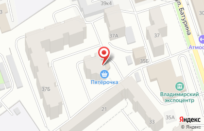 Координационный центр Экспресс на улице Батурина на карте