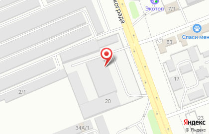 Торговый дом Веста на улице Героев Танкограда на карте