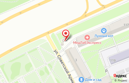 Цветочная компания City Flowers на улице Советской Армии на карте