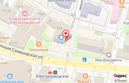 Акционерный коммерческий банк Фора-Банк в Преображенском на карте