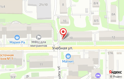 Участковый пункт полиции Отдел МВД России по Кировскому району г. Томска на Учебной улице на карте