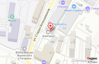 Диагностический центр Пикассо на улице Старых Большевиков на карте