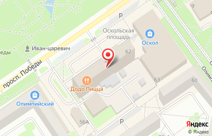 TEZ TOUR в Старом Осколе на карте