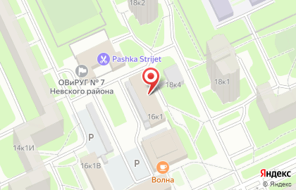 Закусочная на ул. Подвойского, 16 к1Б на карте