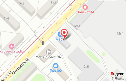Gigalight на Открытом шоссе на карте