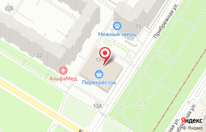 Северо-западный Банк Сбербанка России на Прибрежной улице на карте