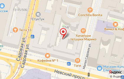 Центр багета и фотоуслуг МаксиЛаб на Малой Садовой улице на карте