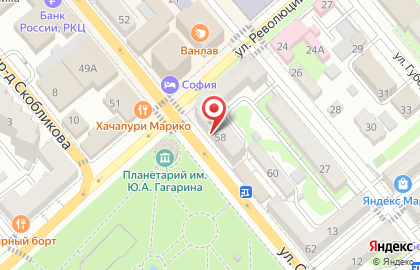 Продуктовый магазин в Краснодаре на карте