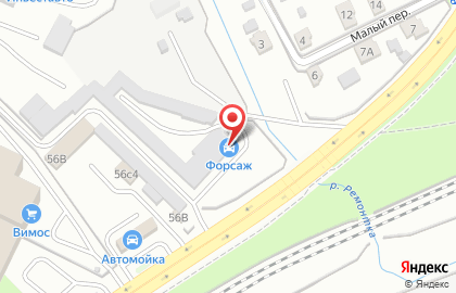 Автосервис Форсаж на Октябрьском проспекте на карте