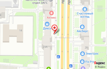 Памятники на проспекте Ленина на карте