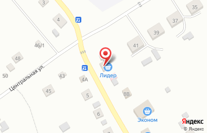 Лидер на Октябрьской улице на карте
