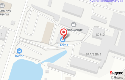 Торгово-сервисный центр на Омской улице на карте