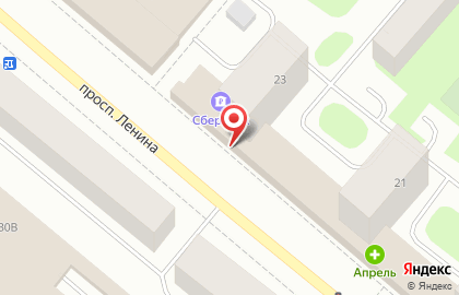 Банкомат СберБанк на проспекте Ленина на карте