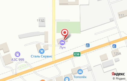 Гостиница Луч, гостиница в Борисоглебске на карте
