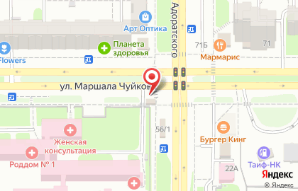Магазин цветов Цветочный мир в Ново-Савиновском районе на карте
