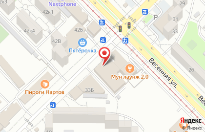 Салон красоты Монэ на улице Астана Кесаева на карте