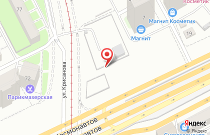 Городская служба эвакуации МЭТР на шоссе Космонавтов на карте