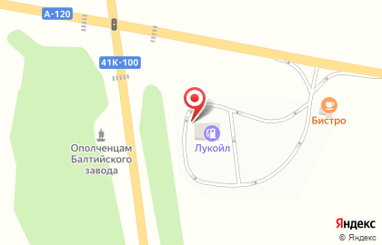 СТО Лукойл в Санкт-Петербурге на карте