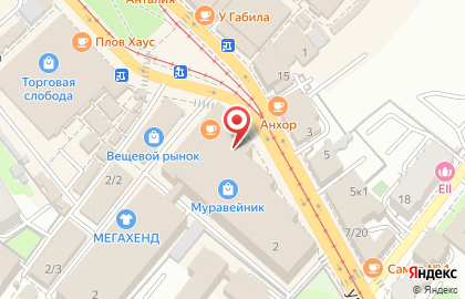 Торговый центр Муравейник на улице Габдуллы Тукая на карте